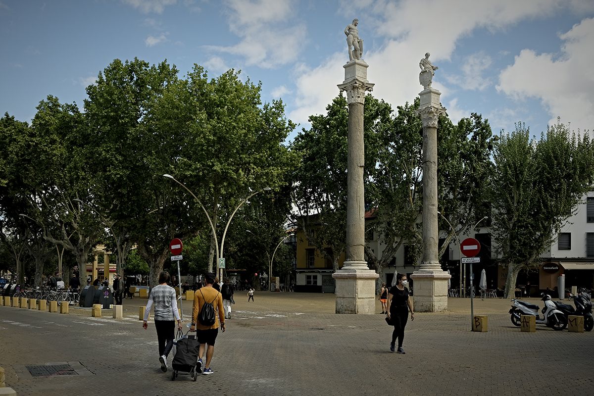 Alameda de Hércules en Sevilla.