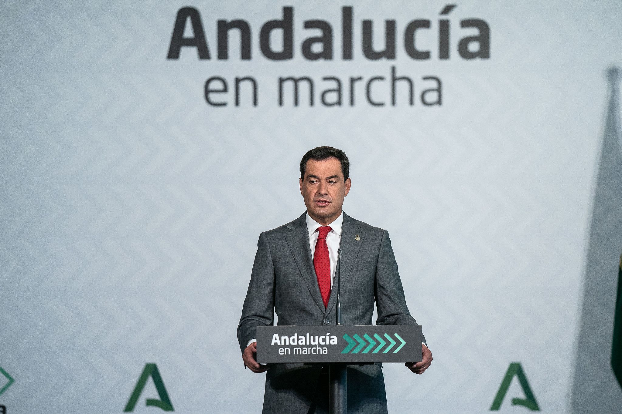 Empleo solo transfiere 13.800 euros de 700.000 euros para planes de igualdad en los ayuntamientos gaditanos. En la imagen, Moreno Bonilla, en una imagen de archivo.