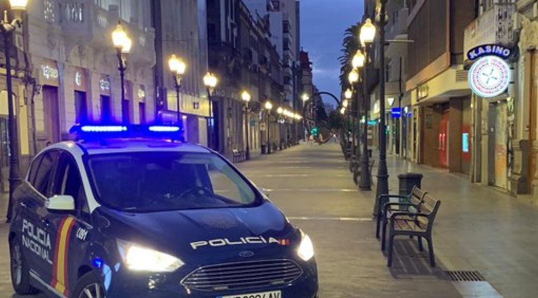 Policía en La Coruña, en una imagen de archivo.