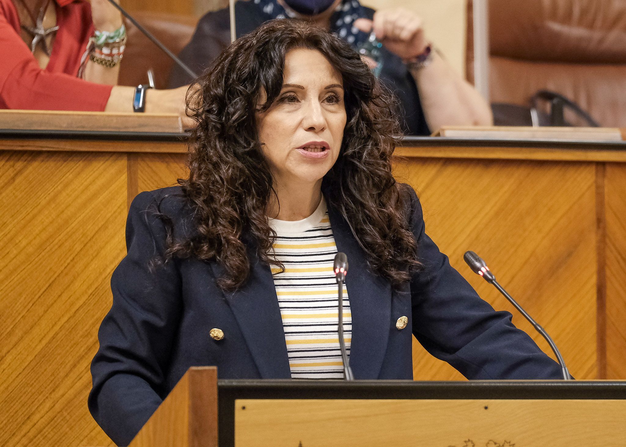 Rocío Ruiz, consejera de Políticas Sociales, garantiza la tramitación de la renta mínima.