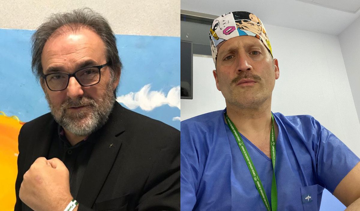 Antonio Manfredi y Javier Sierra, pacientes de psoriasis.