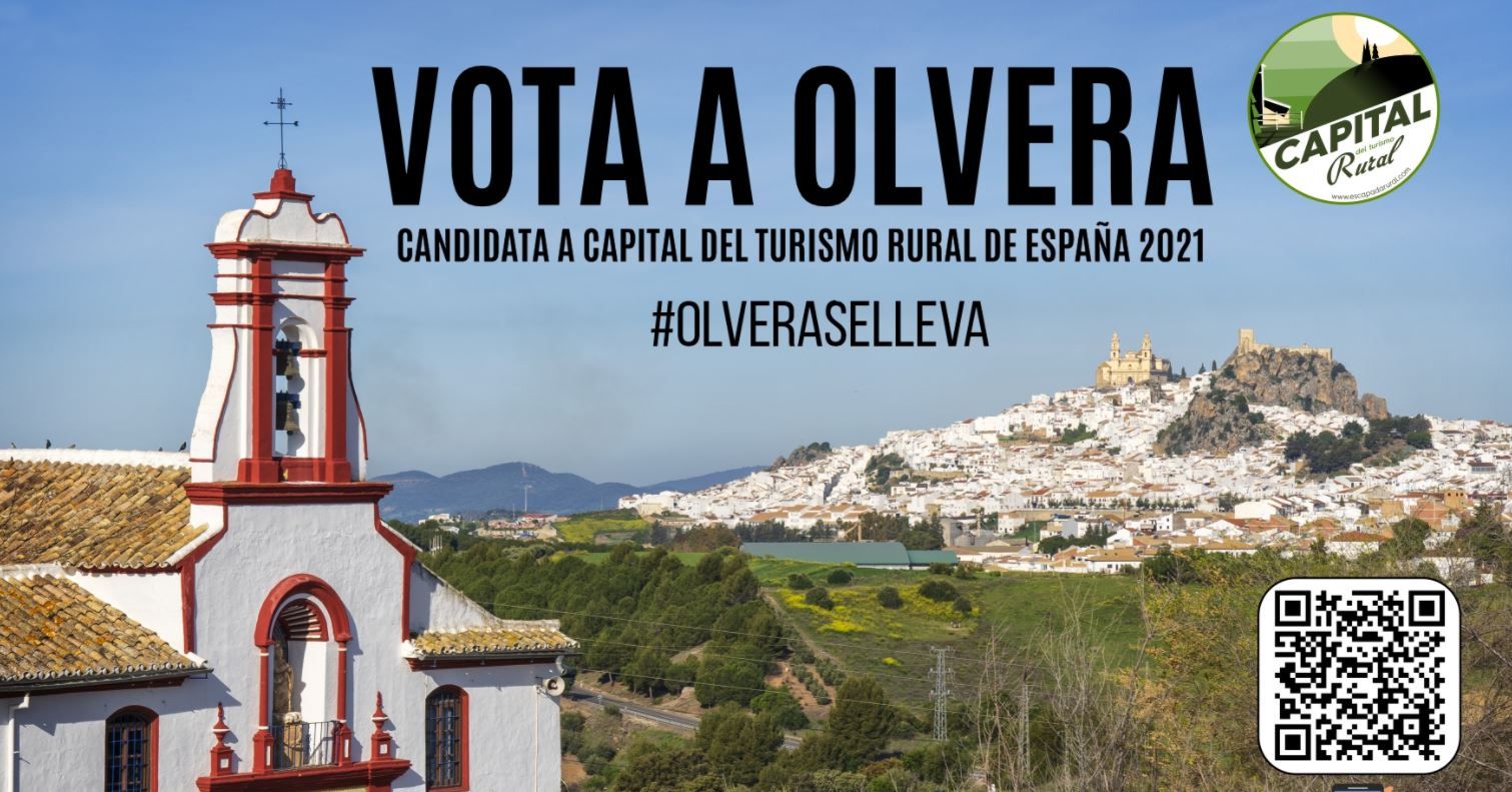 Olvera, único pueblo andaluz candidato a ser Capital del Turismo Rural 2021.