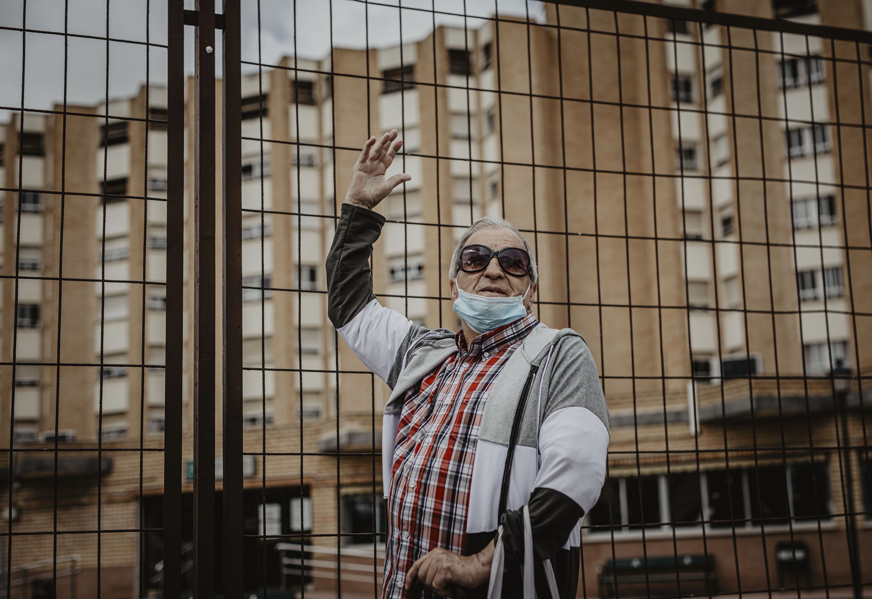 Francisco Salguero, uno de los vacunados en La Granja.