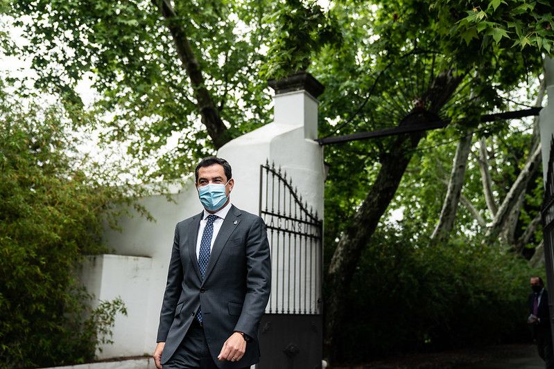 El presidente de la Junta de Andalucía, Juan Manuel Moreno, en una imagen reciente.