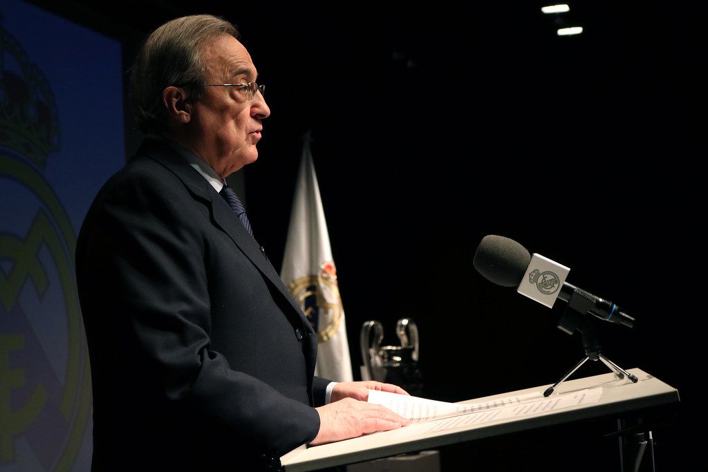 Florentino Pérez, presidente del Real Madrid.