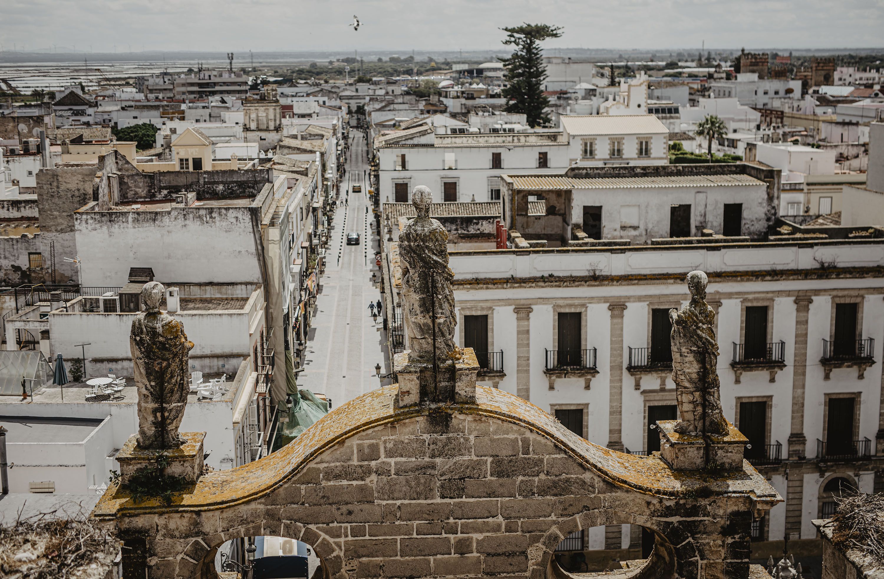 El Puerto de Santa María, visto desde las alturas.