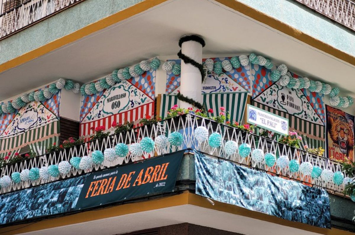 Balcón ganador situado en la calle Asunción, 21 de Sevilla.