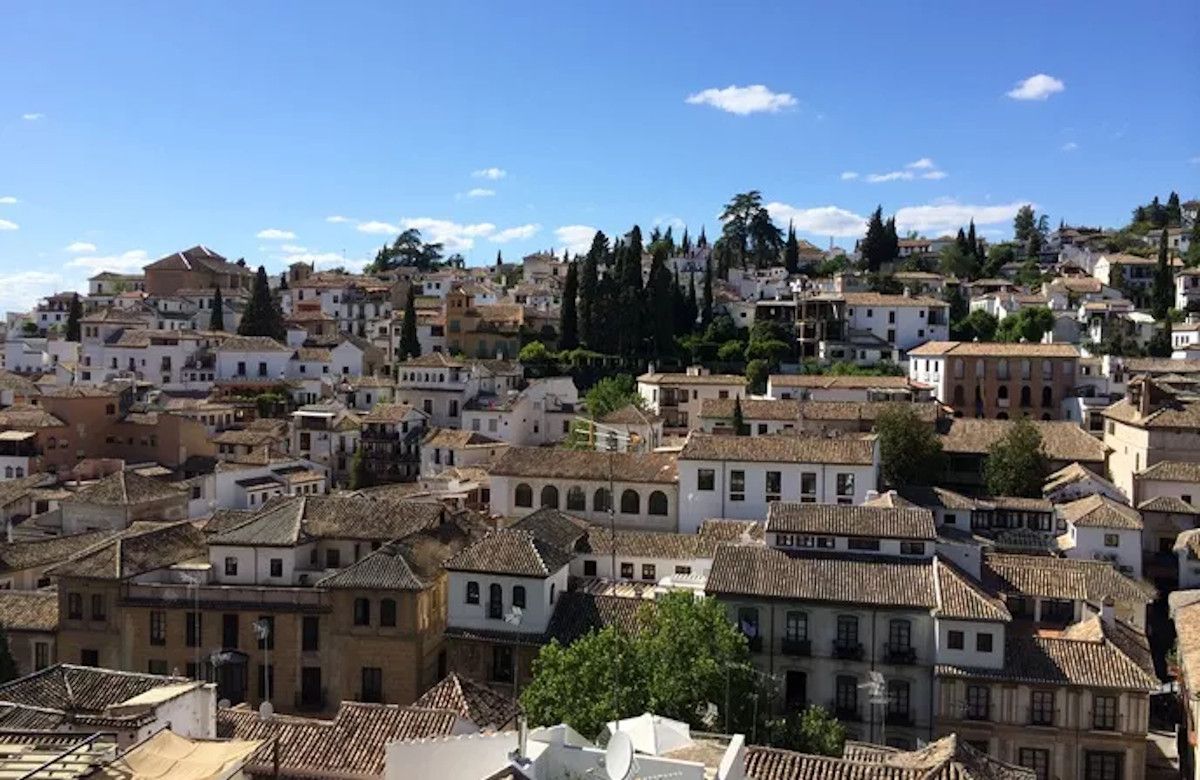 Mirador de la churra en Granada.