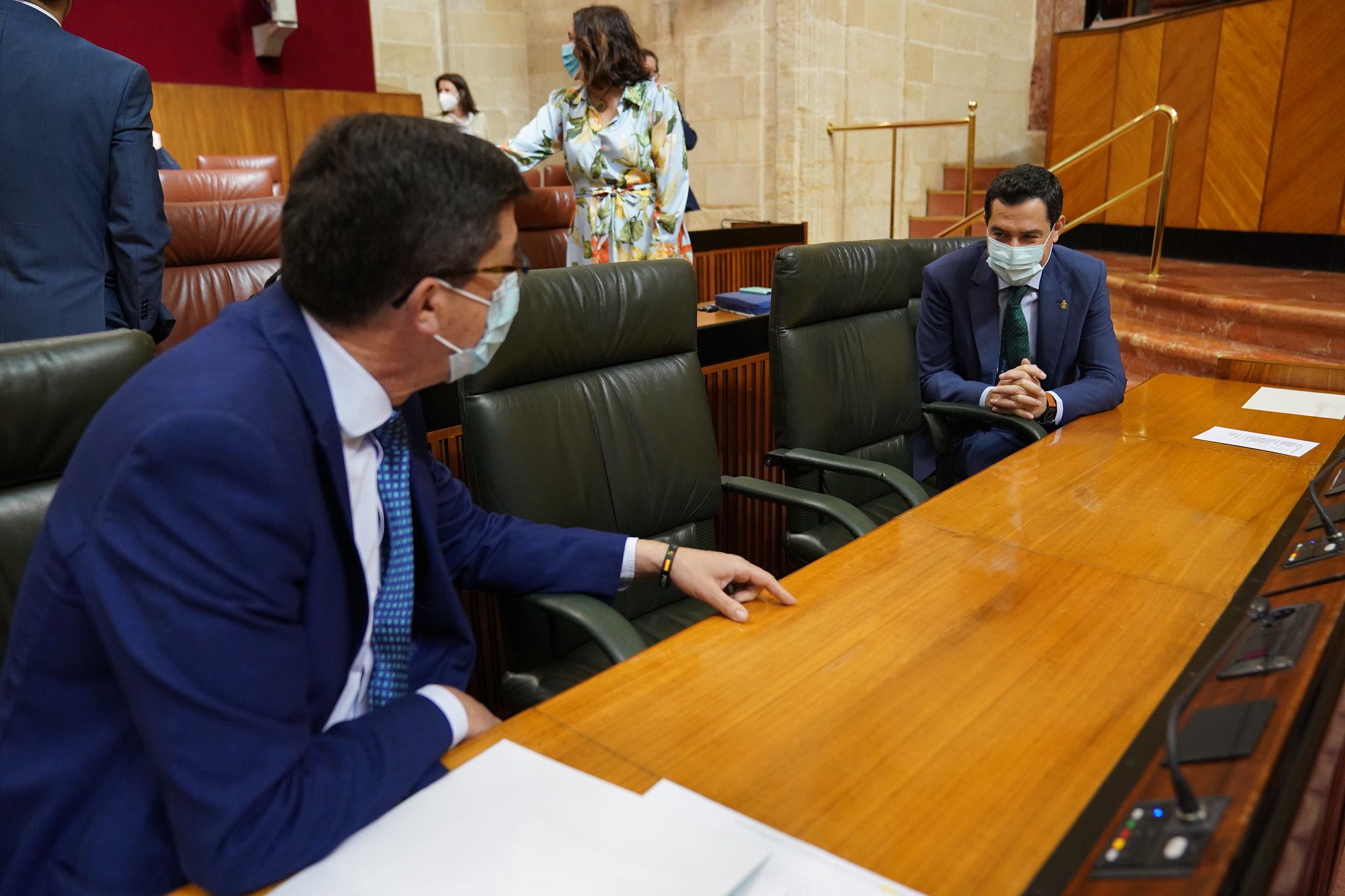 Marín y Moreno, en el Parlamento andaluz, en una imagen de archivo.