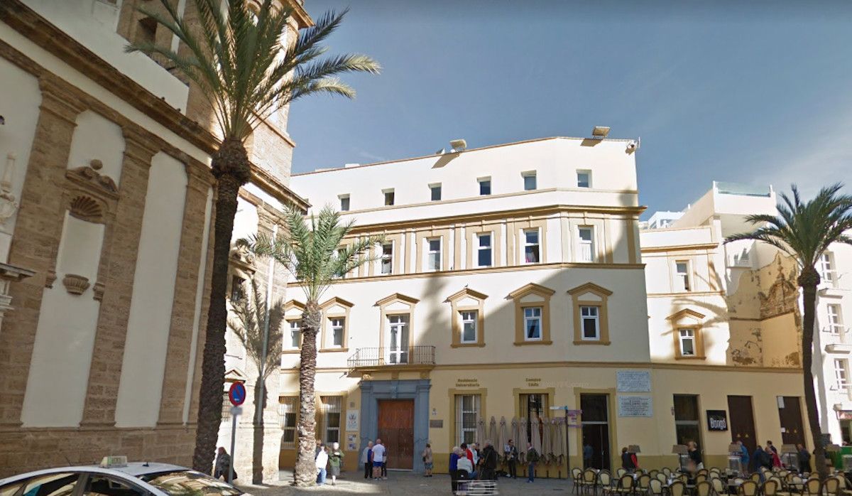 Residencia de estudiantes Campus Cádiz en Google Maps.