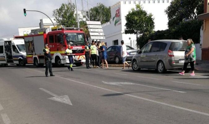 Lugar del suceso. FOTO: DOS HERMANAS INFO. 