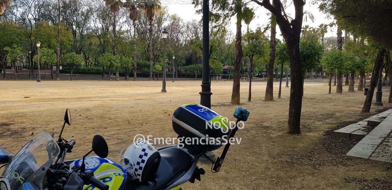 El cierre de los parques en Sevilla.