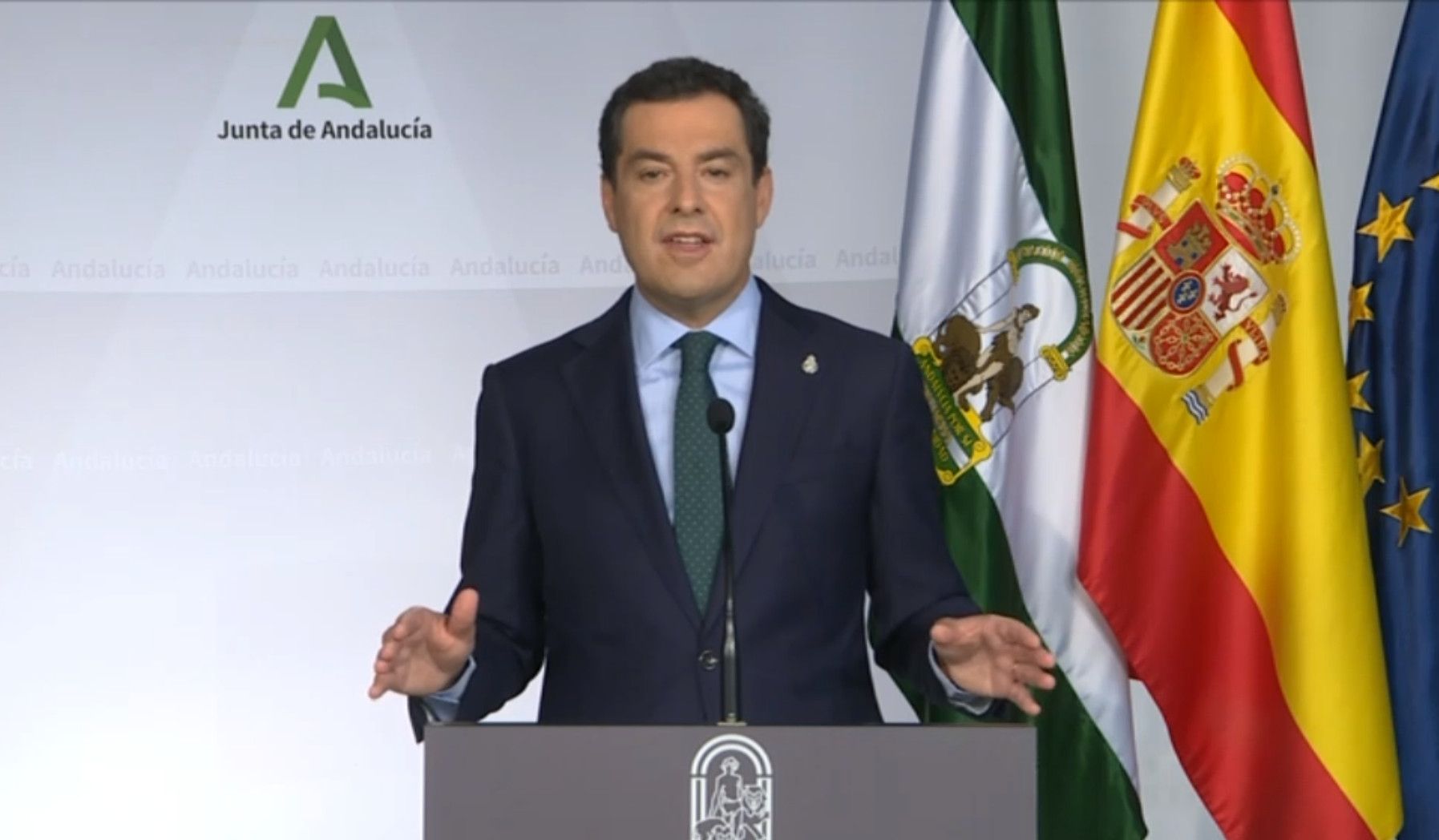 Moreno Bonilla, en rueda de prensa este martes.