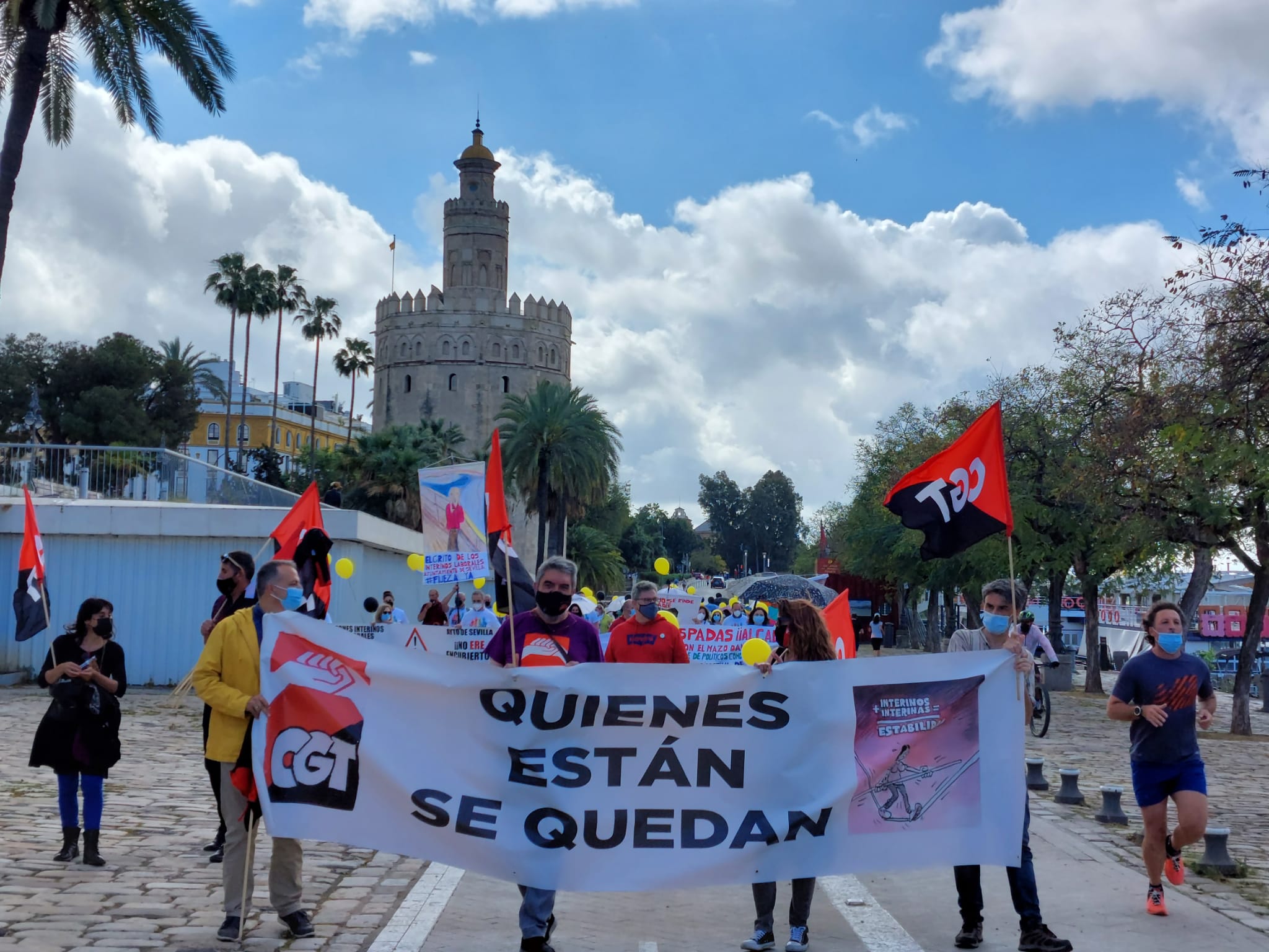 CGT convoca una huelga de funcionarios en Andalucía.