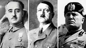 Franco, Hitler y Mussolini.