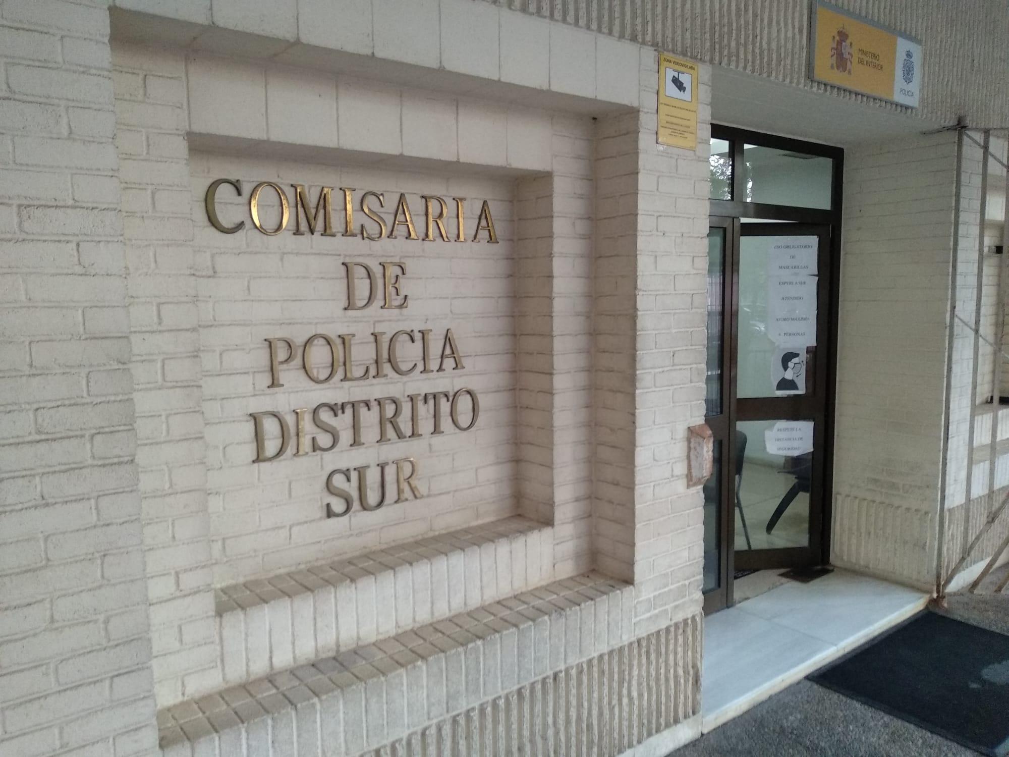La Comisaría de Distrito Sur en Sevilla.