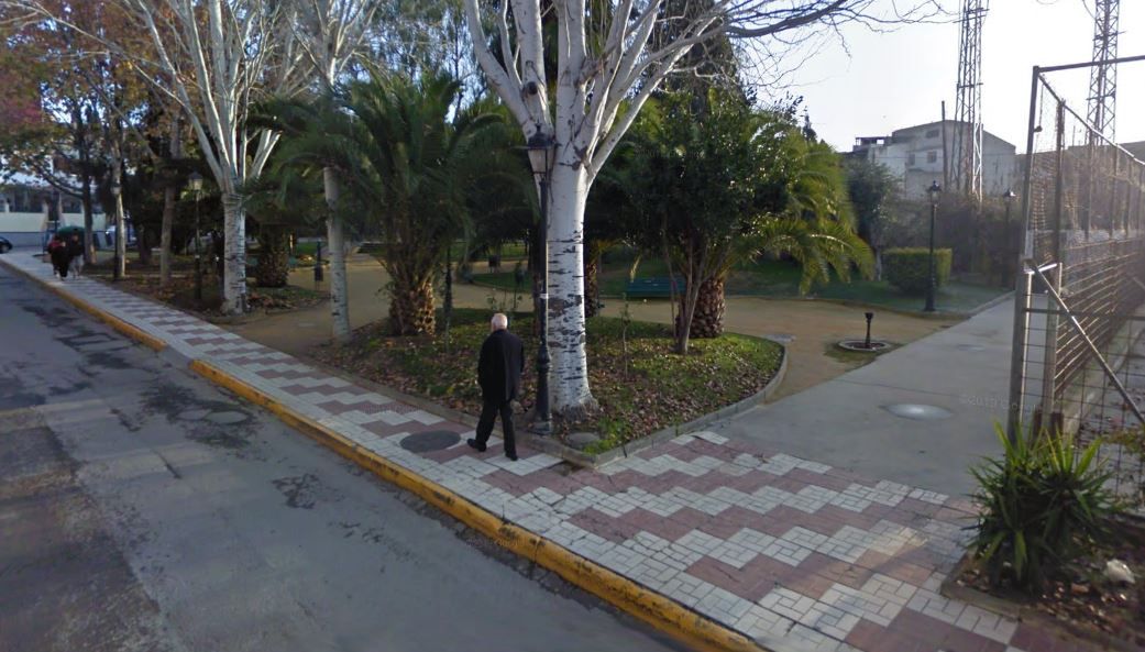 La calle Santa Emilia, en Maracena, donde se encuentra el parque en el que se produjeron los hechos.
