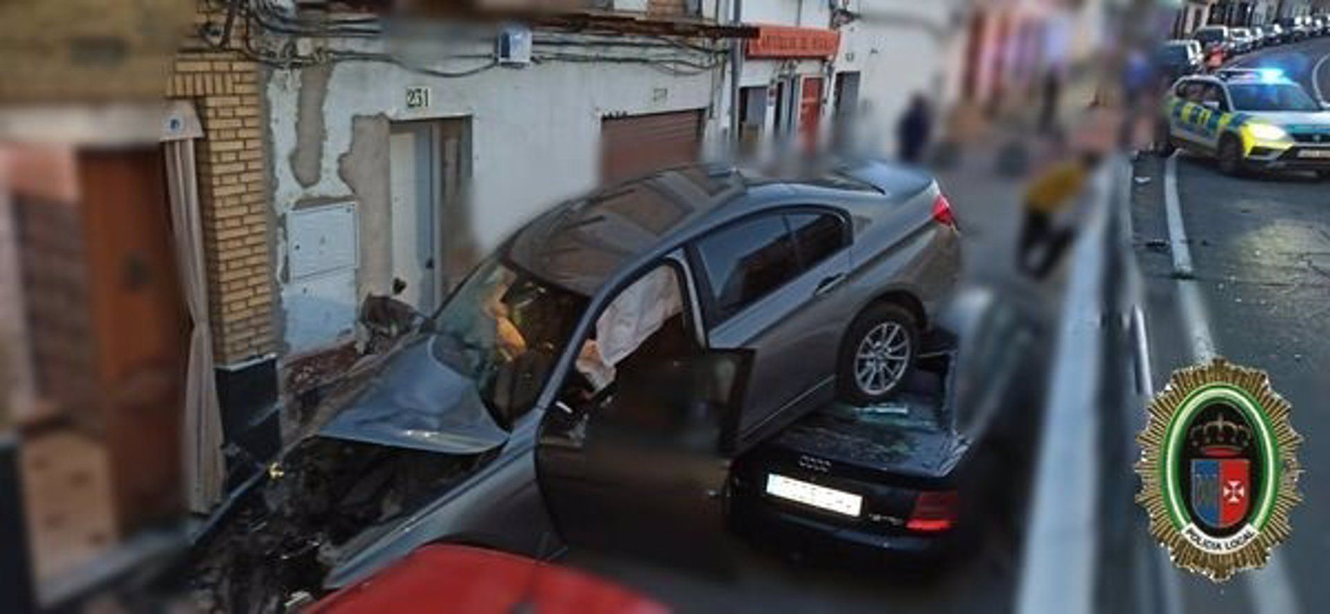 Accidente de tráfico en El Viso, Sevilla.