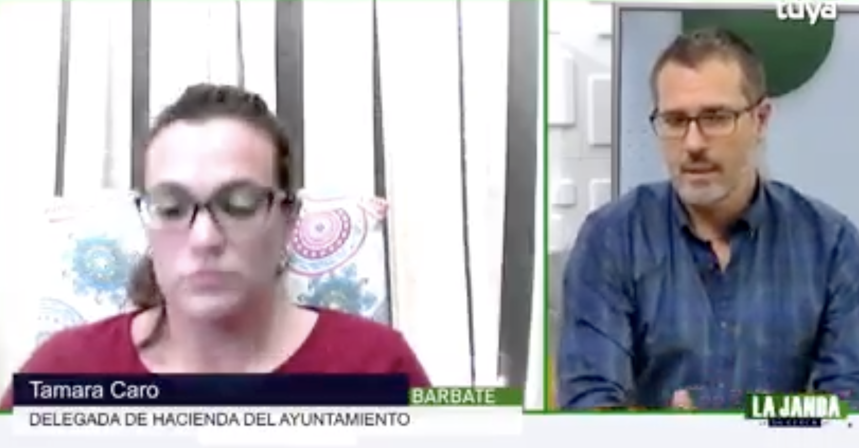 Tamara Caro, delegada de Hacienda, en una entrevista 'Tuya La Janda TV', este pasado lunes.