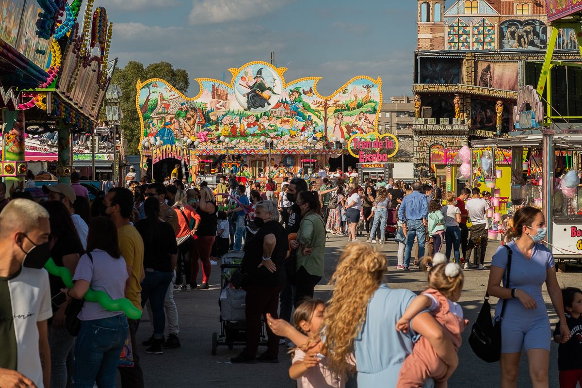 Zona de los cacharritos en la pasada Feria. 