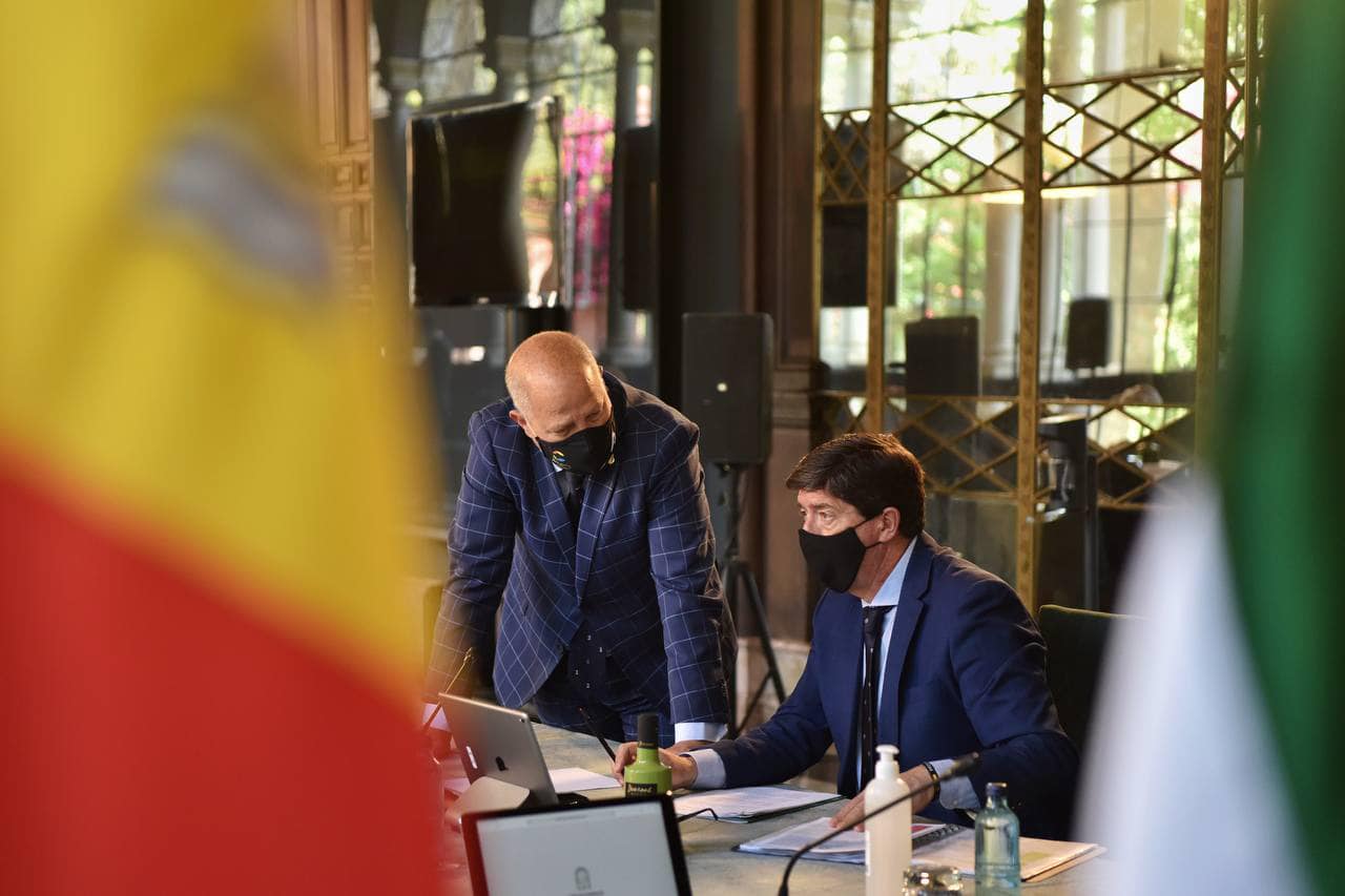 Marín e Imbroda, este pasado martes en el Consejo de Gobierno.