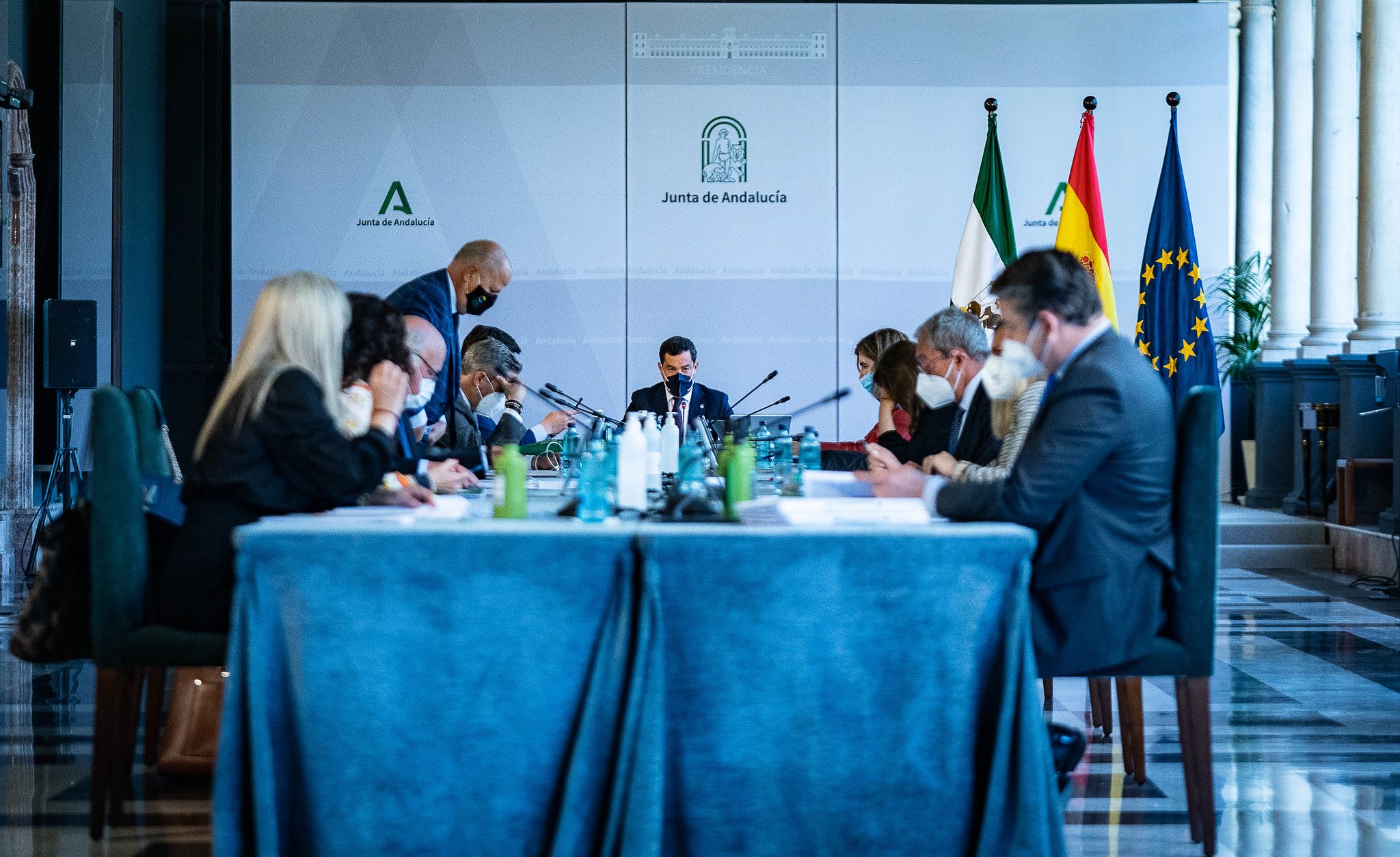 Reunión del último Consejo de Gobierno de la Junta de Andalucía.