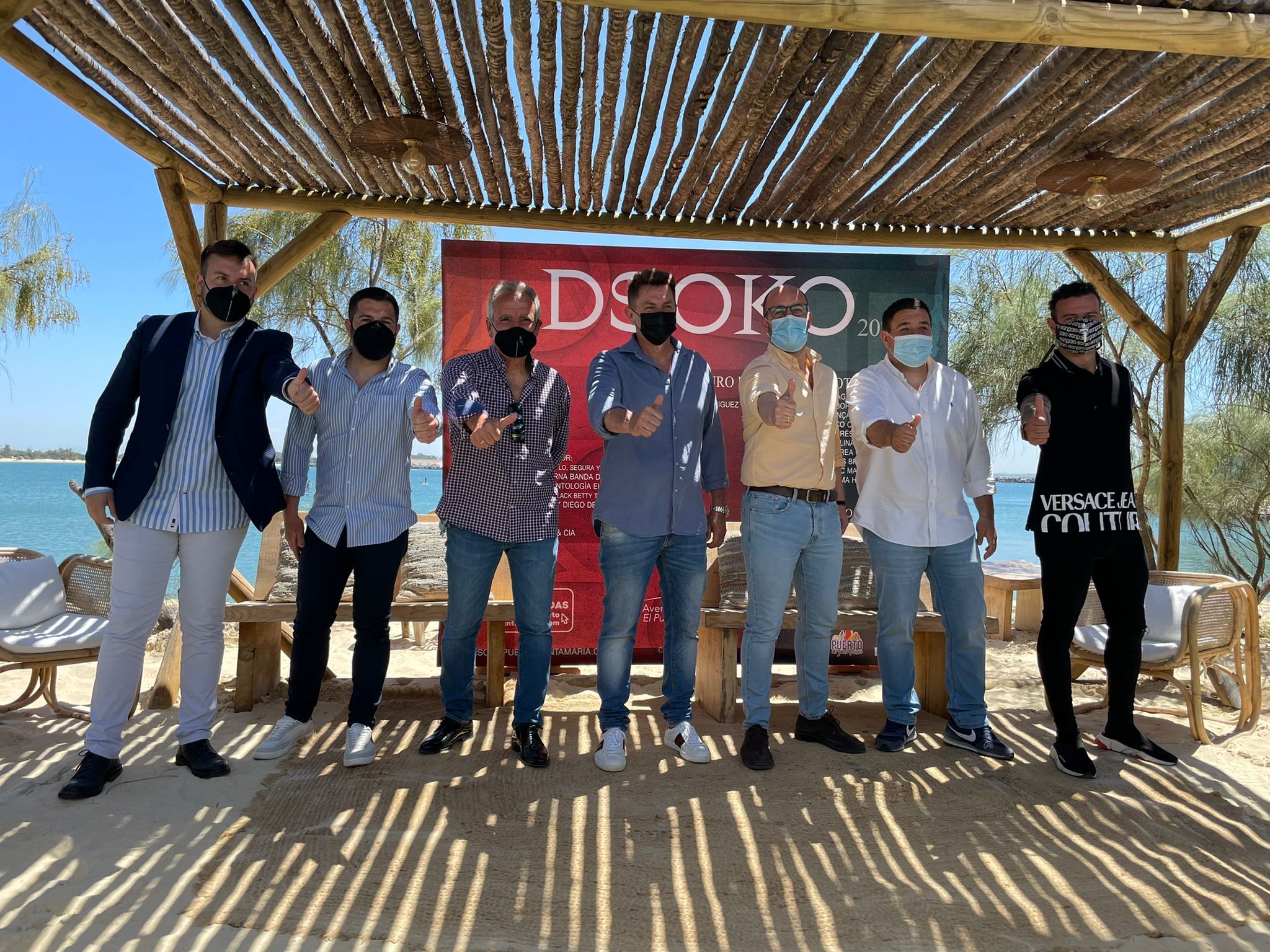 Presentación de DSOKO Fest en el beach club Margarita de El Puerto.