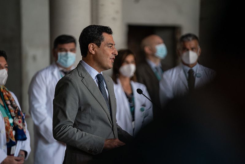 El presidente andaluz, Juan Manuel Moreno, en una imagen reciente.