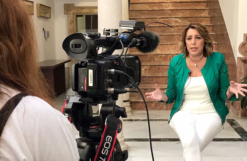 Susana Díaz, secretaria general del PSOE andaluz, en una entrevista reciente.