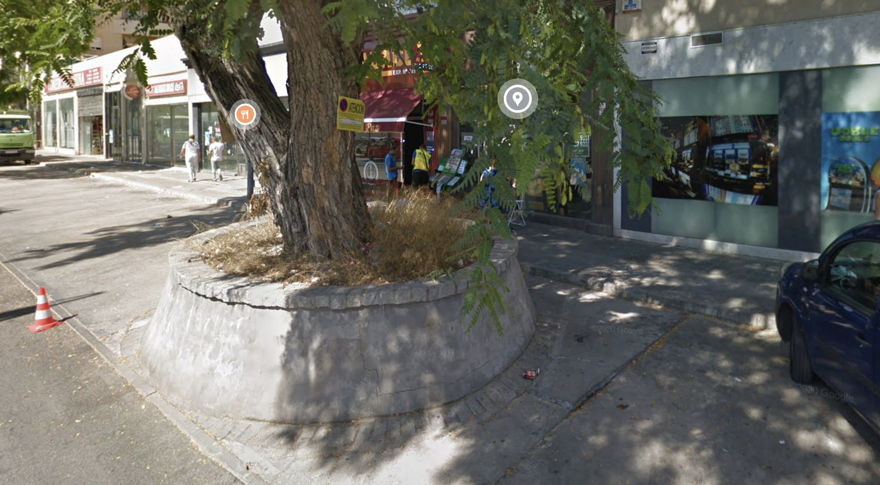 Zona de la plaza de El Molino, en El Puerto, donde se han producido los hechos. GOOGLE MAPS