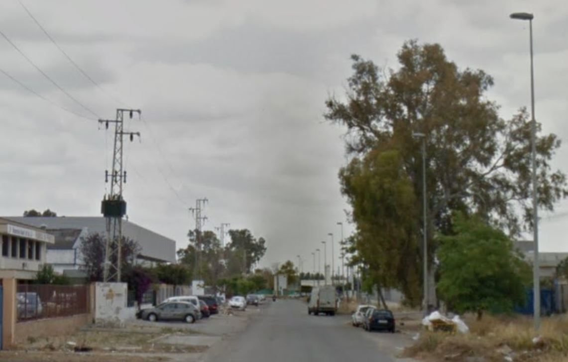 La calle Sudáfrica del polígono El Portal. La calle Sudáfrica del polígono El Portal.