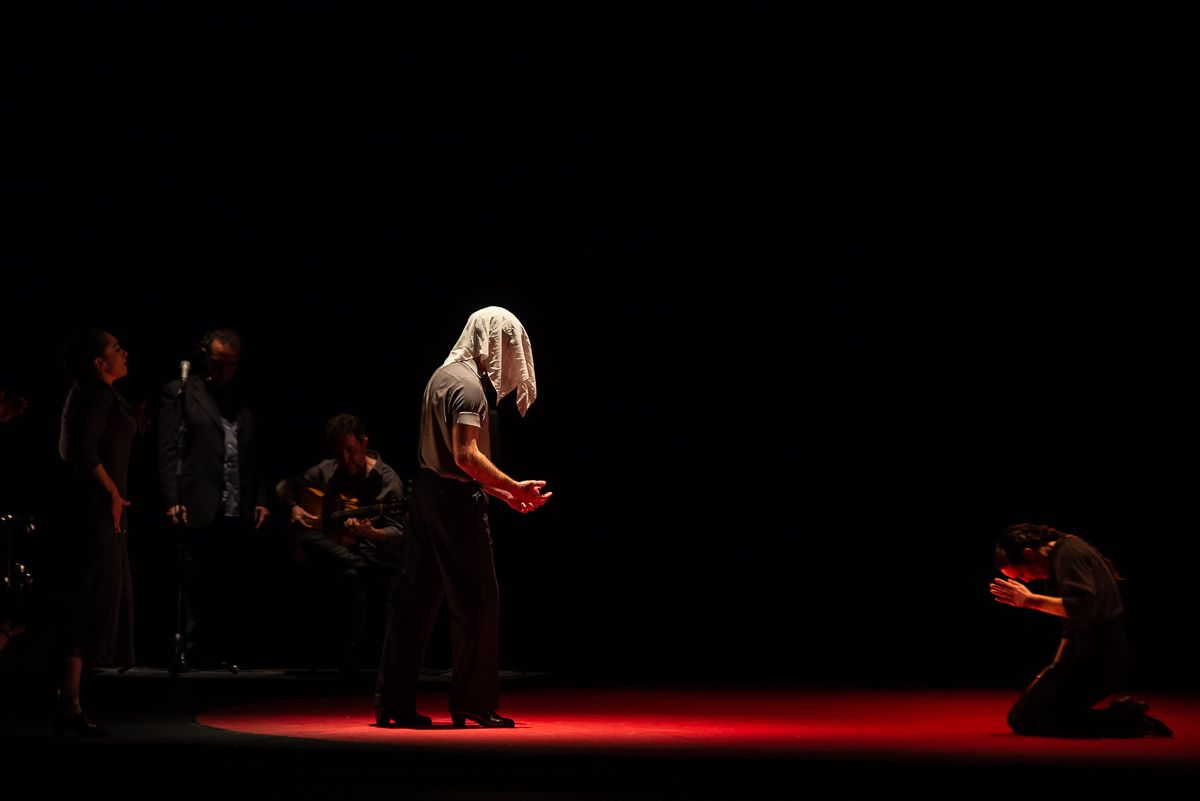 Un momento de '¡Fandango!', el espectáculo que han presentado David Coria y David Lagos en el 25 Festival de Jerez.