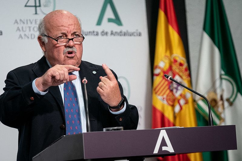 El consejero de Salud, Jesús Aguirre, en una imagen reciente.