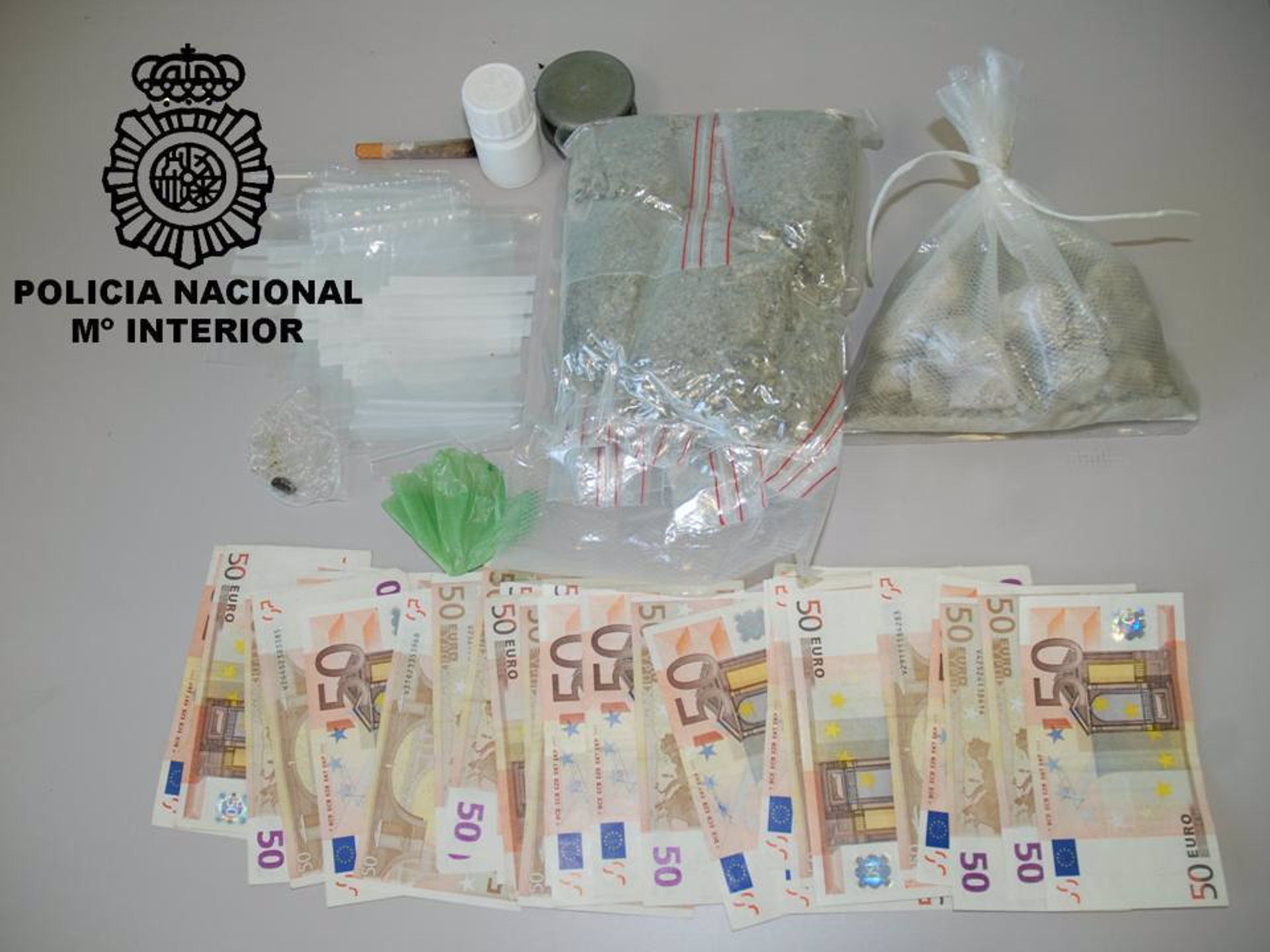 Incautación de pastillas de MDMA.