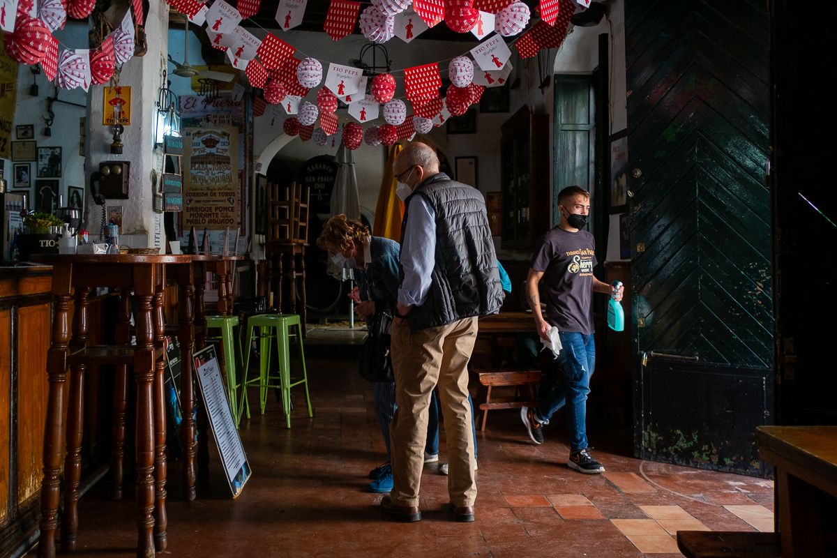 Interior del tabanco.