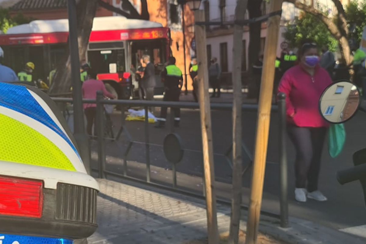 Atenciones a la menor atropellada.