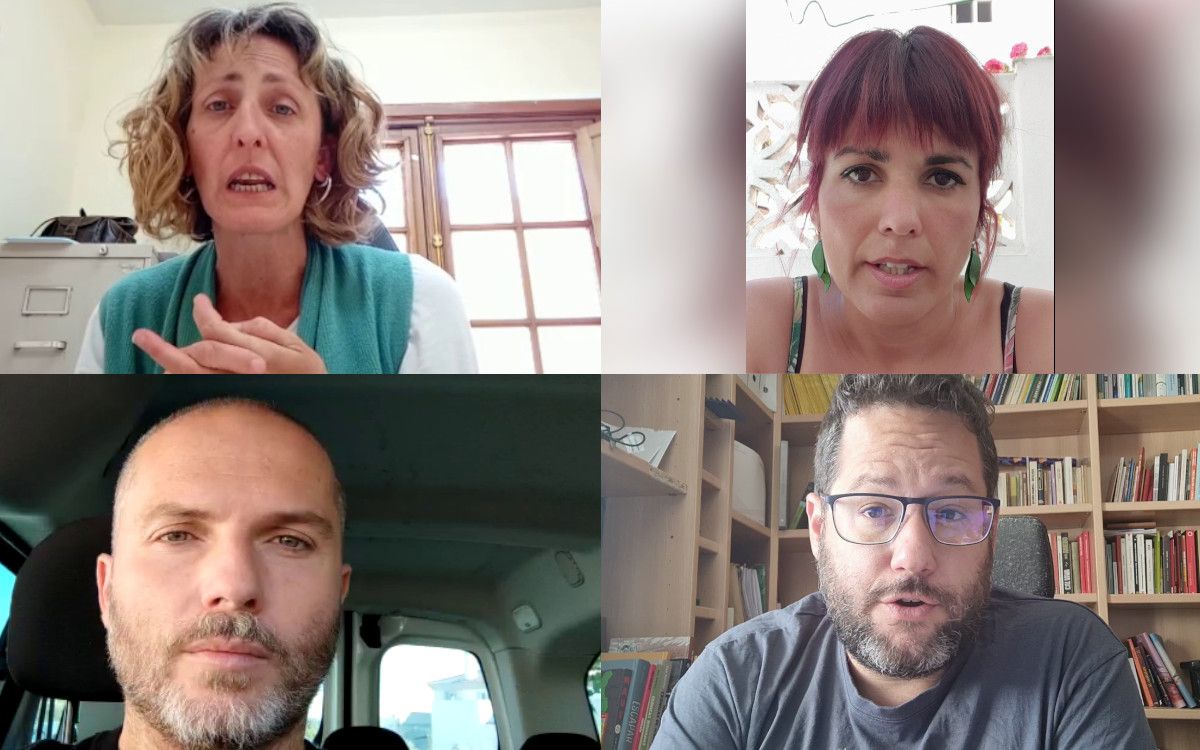 Kika González, Teresa Rodríguez, Santiago Sánchez y José Ignacio García reflexionan sobre el 15M una década después.