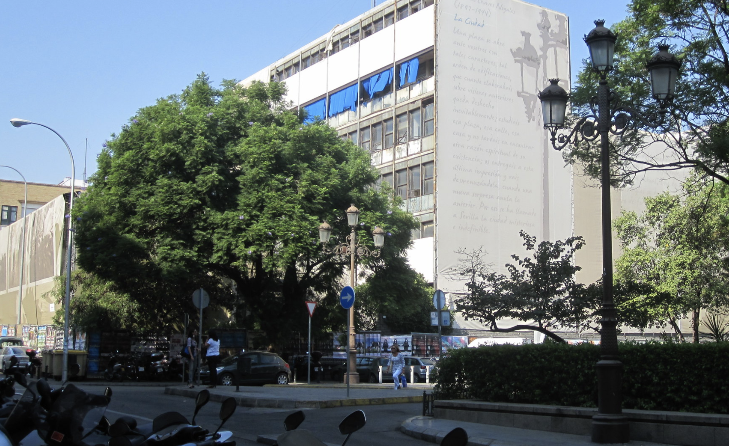 Vista de archivo de la antigua Comisaría de la Gavidia en Sevilla. SEVILLA POST Vista de archivo de la antigua Comisaría de la Gavidia en Sevilla. SEVILLA POST
