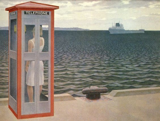 'Salida', de Alex Colville (1962).
