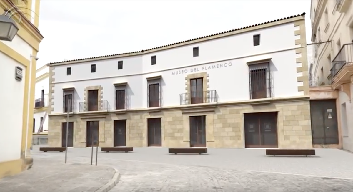 La entrada al Museo Flamenco de Andalucía, en una recreación realizada por la Junta en 2018