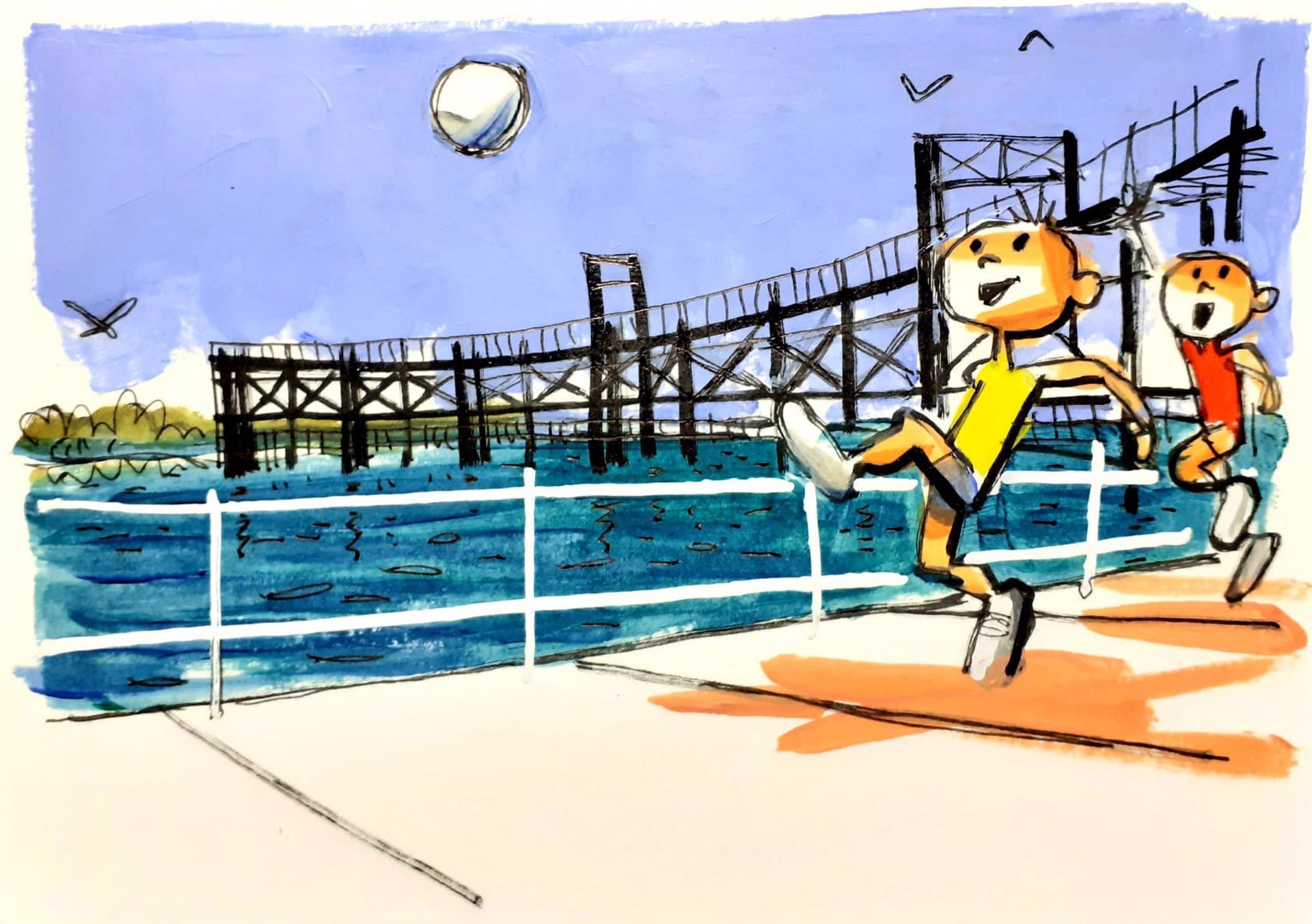 Ilustración del corto animado.