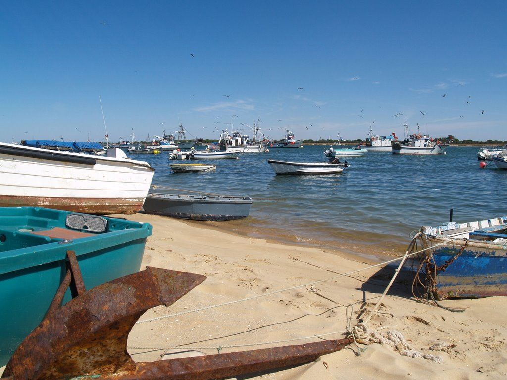Ría de Punta Umbría donde se ha localizado el cadáver. MAPIO Ría de Punta Umbría donde se ha localizado el cadáver. MAPIO