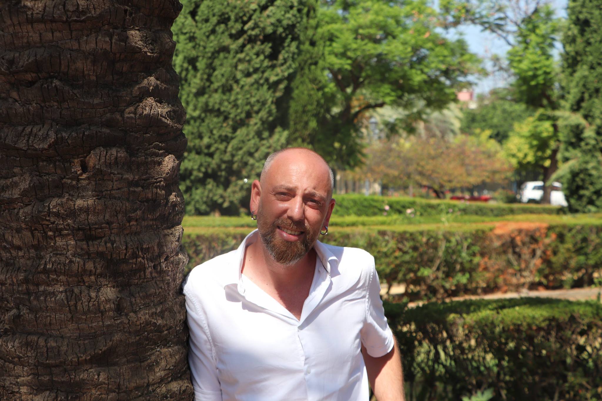 El líder de los comunistas andaluces durante la entrevista. FOTO: R.S. 