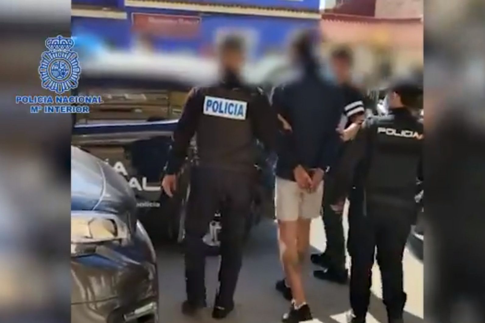 Una de las detenciones en La Línea.