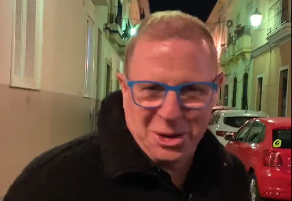 Jorge Cadaval en el vídeo viral grabado en Cádiz.