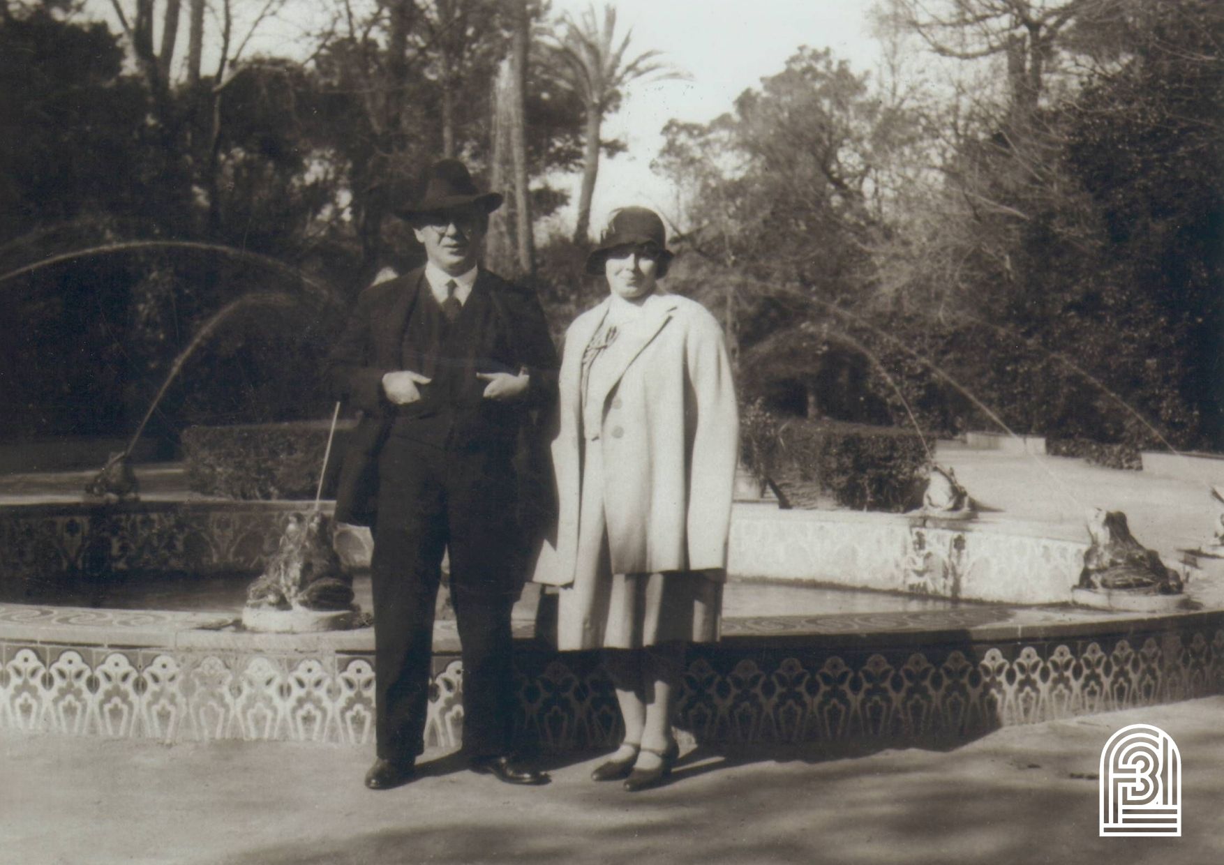 Blas Infante junto a su esposa, Angustias García Parias. FOTO: FUNDACIÓN BLAS INFANTE. 