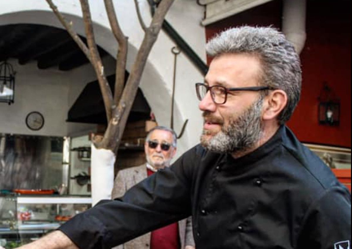 El chef Sergio García en el Patio de las Siete Esquinas, su último proyecto.