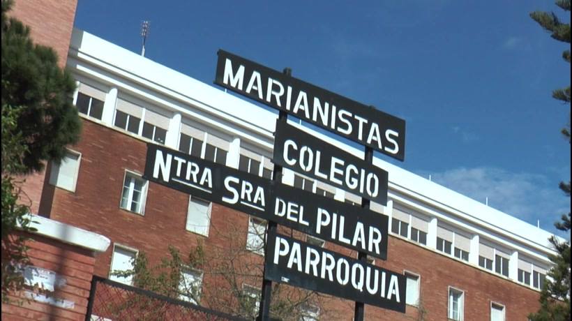 La entrada del colegio Marianistas, en una imagen del propio centro.