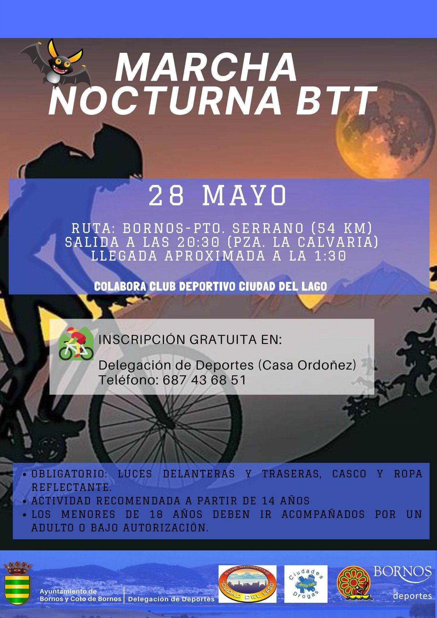 Cartel de la ruta.