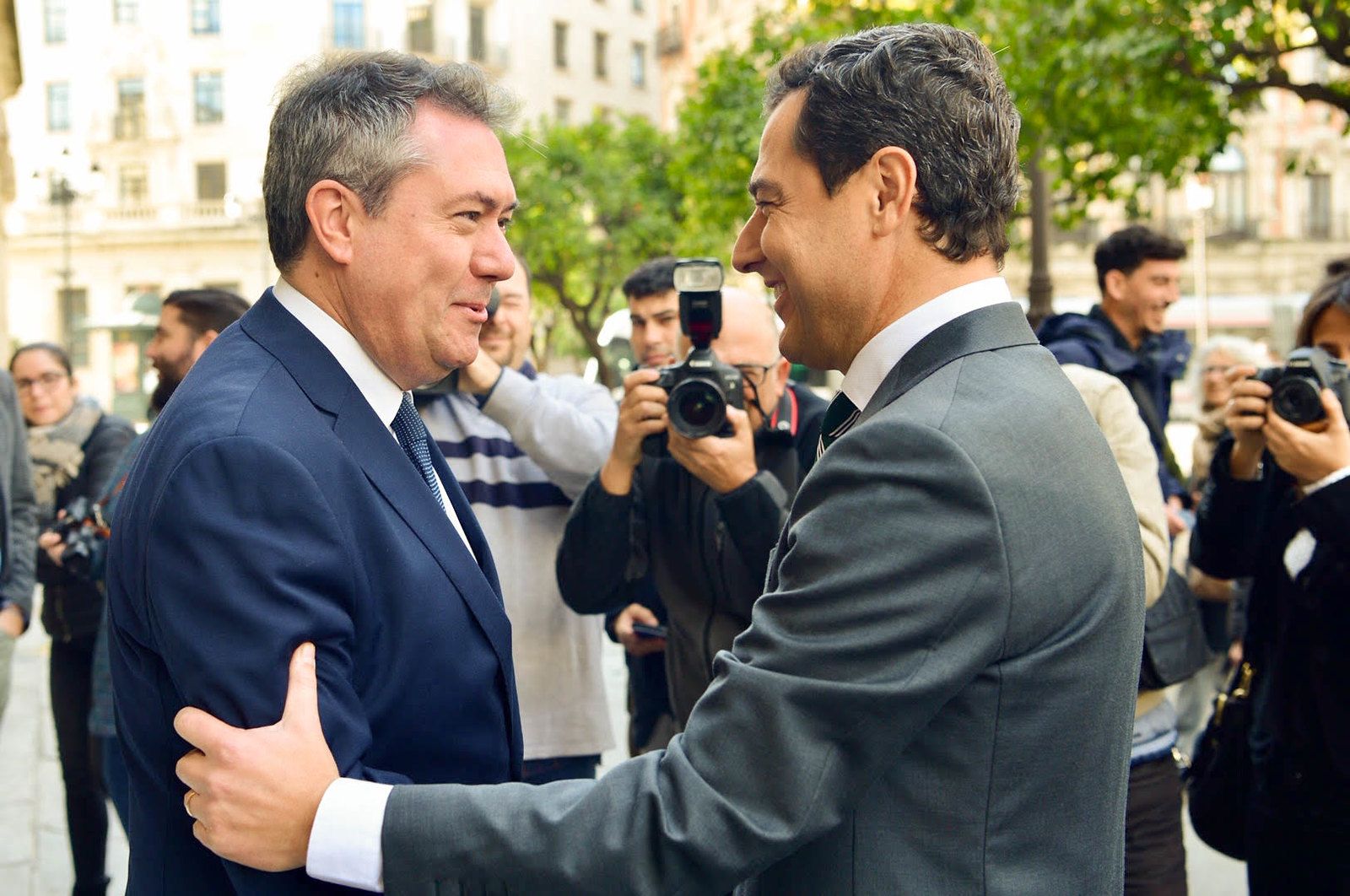 Espadas y Moreno, en una imagen de archivo. JUNTA